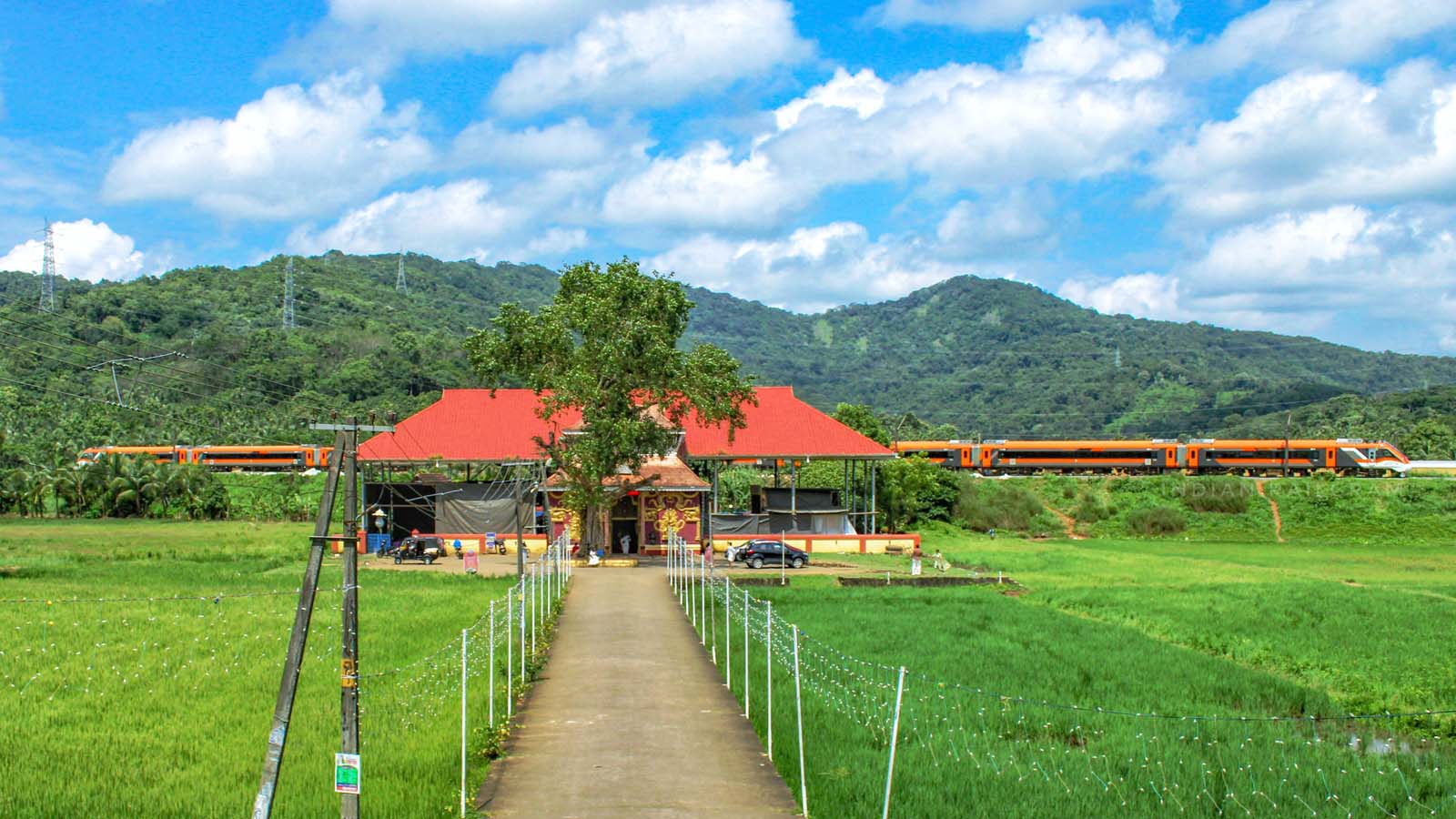 Vande Bharat near Uthralikav Temple